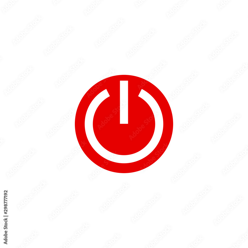start icon, power button, On/Off switch vector icon. start icon, power button, On/Off switch vector icon.
