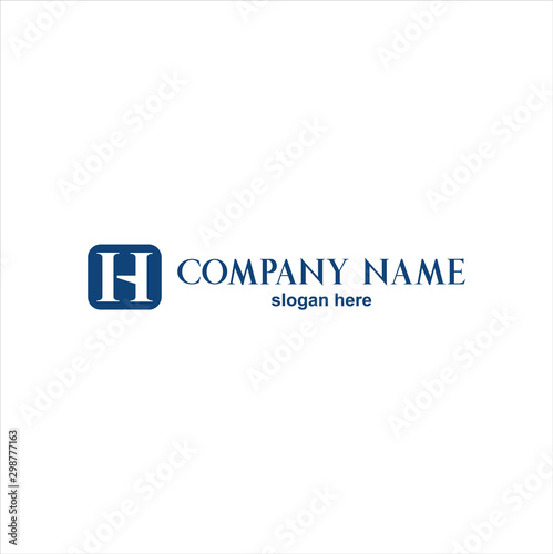 LOGO H concept Company name