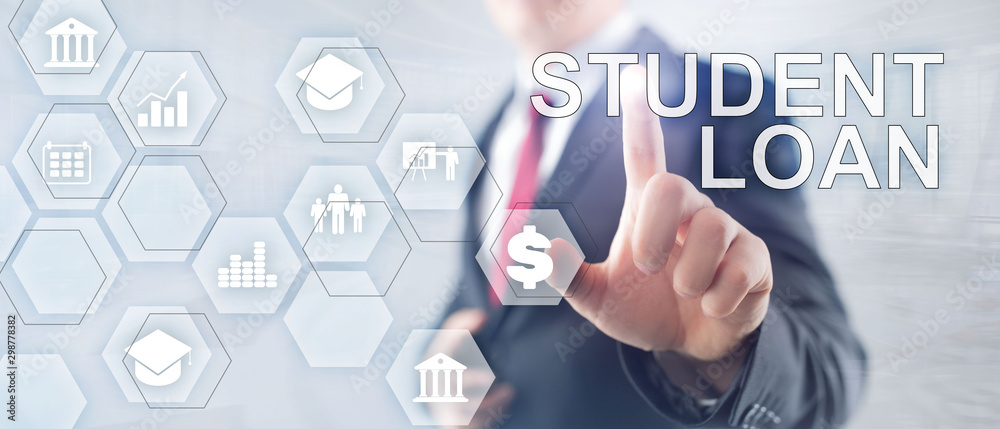 Education costs concept. Financial student background. Education costs concept. Financial student background.