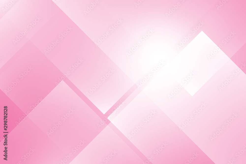 Fototapeta premium Abstract geometric pink and white color background. Vector, illustration. 