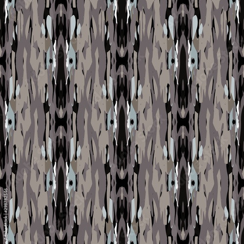 Watercolor Staining. Ikat, Tie Dye Seamless 