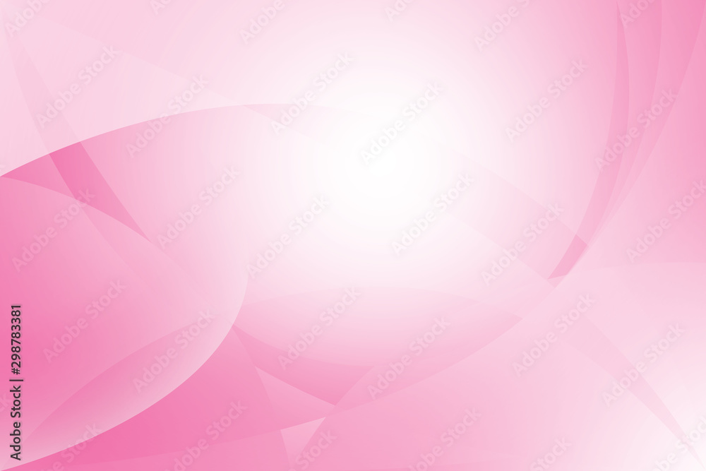Abstract geometric pink and white color background. Vector, illustration.	