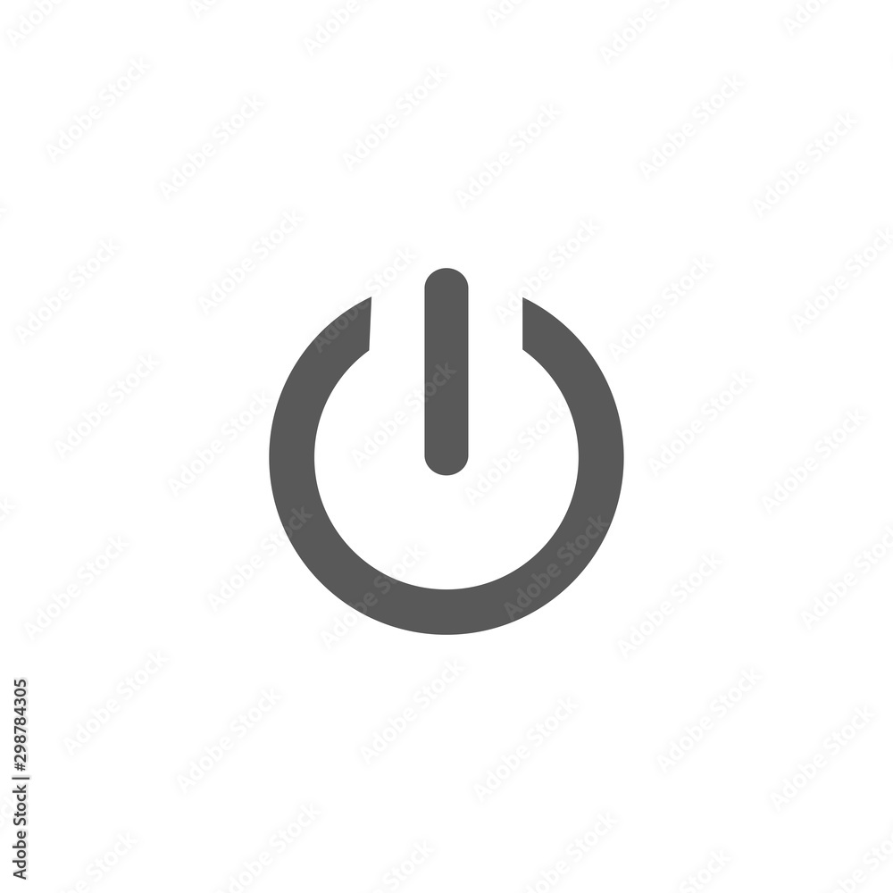 start icon, power button, On/Off switch vector icon. start icon, power button, On/Off switch vector icon.