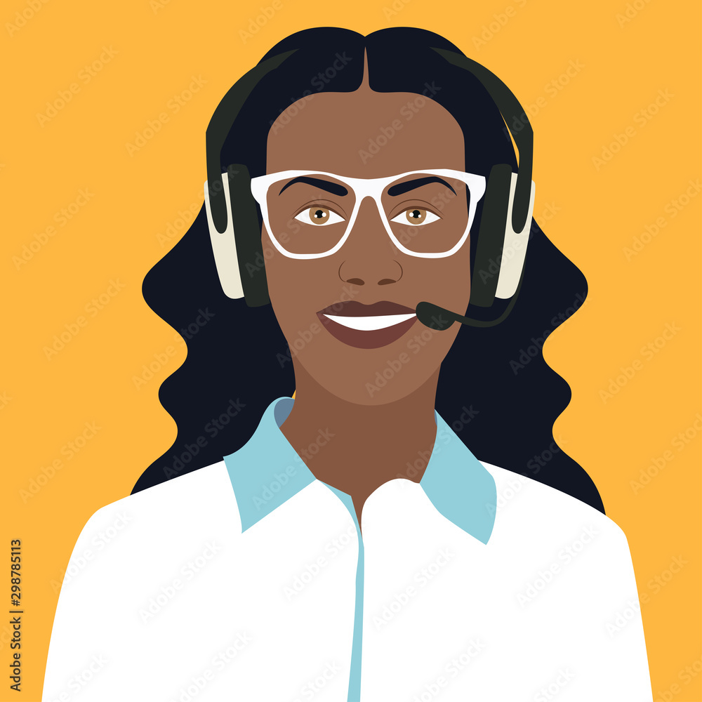 Avatar of call center operator Girl Avatar of call center operator Girl