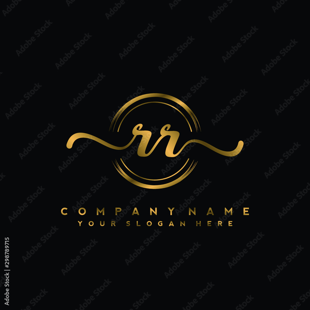 Elegant Letter Rr Logo Star Element Stock Vector (Royalty Free) 1922435489  | Shutterstock