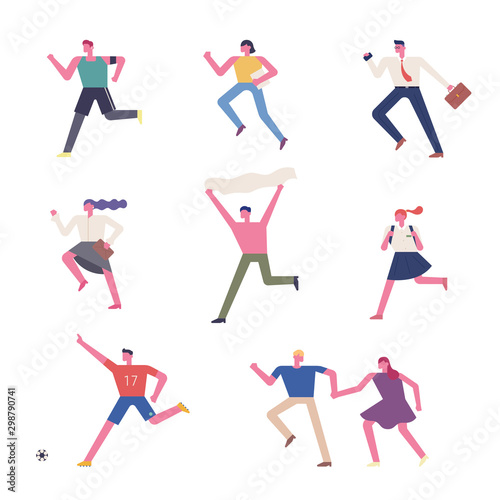 Running character set for various reasons.