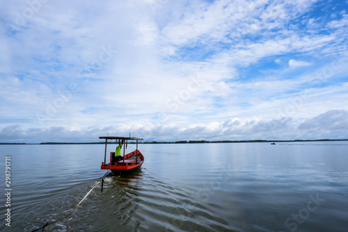 fishing boat in the sea