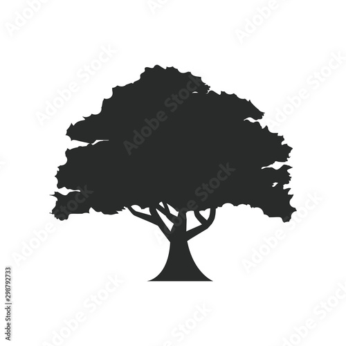 tree logo, icon vector design template