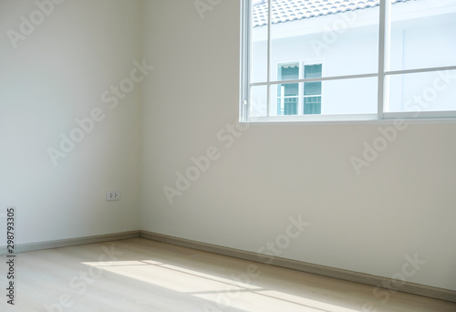 Empty bedroom in the home