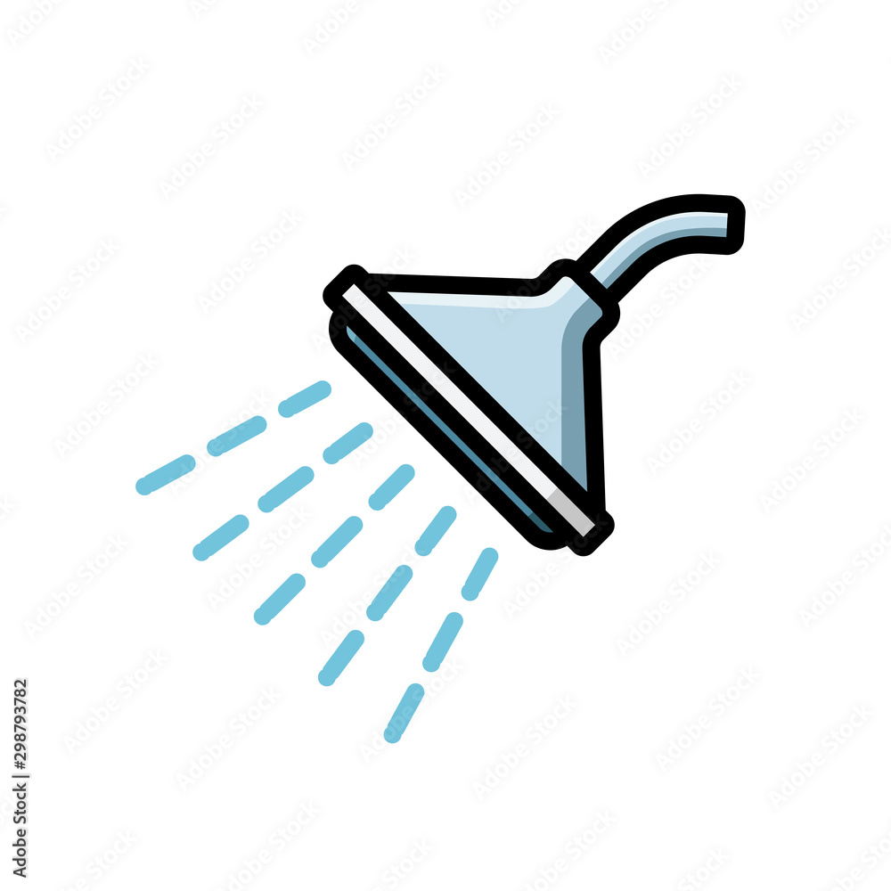 shower - bathroom icon vector design template shower - bathroom icon vector design template
