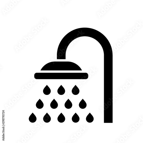 shower - bathroom icon vector design template