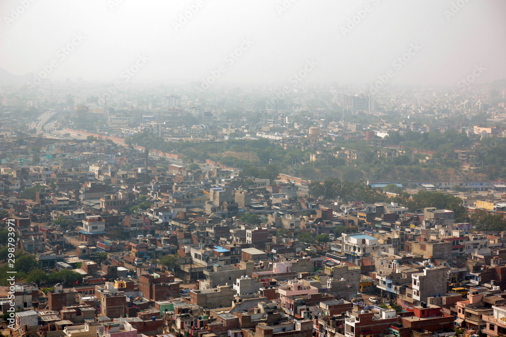 aerial view of nepal city