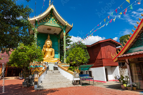 Wat That Temple, Vang Vieng. Laos.
