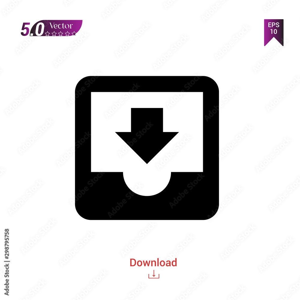 Outline Black email-inbox icon vector isolated on white background. Graphic design, material-design icon, mobile application, logo, user interface. EPS 10 format vector Outline Black email-inbox icon vector isolated on white background. Graphic design, material-design icon, mobile application, logo, user interface. EPS 10 format vector