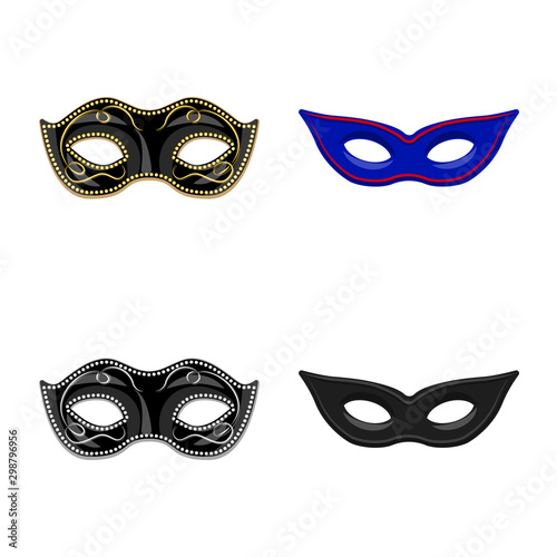 Vector design of luxury and celebration icon. Set of luxury and hide vector icon for stock.