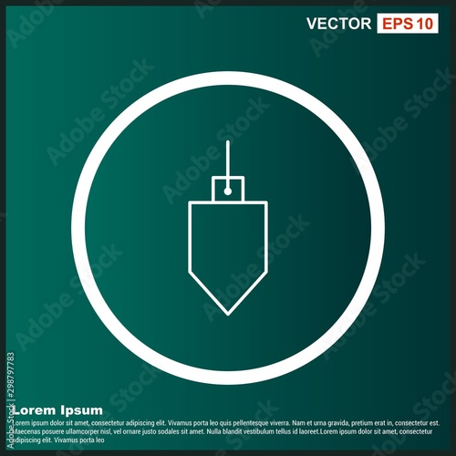 Plumb bob Icon For Your Design,websites and projects.