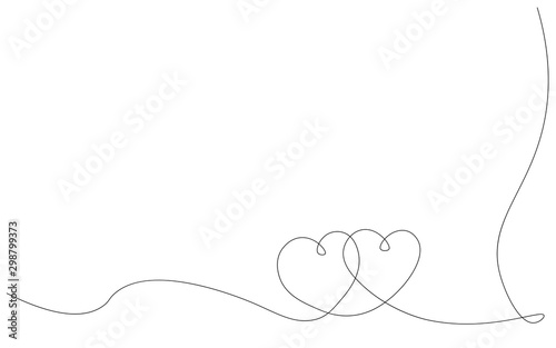 Hearts background, valentine's day vector illustration