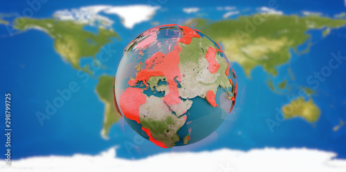 red zones on planet earth 3...