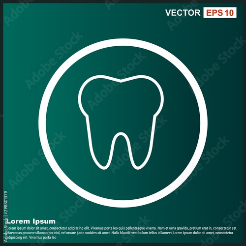 Tooth Icon For Your Design,websites and projects.