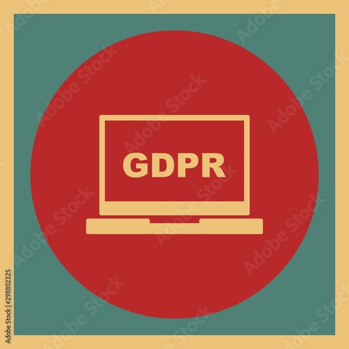 GDPR Icon For Your Design,websites and projects.