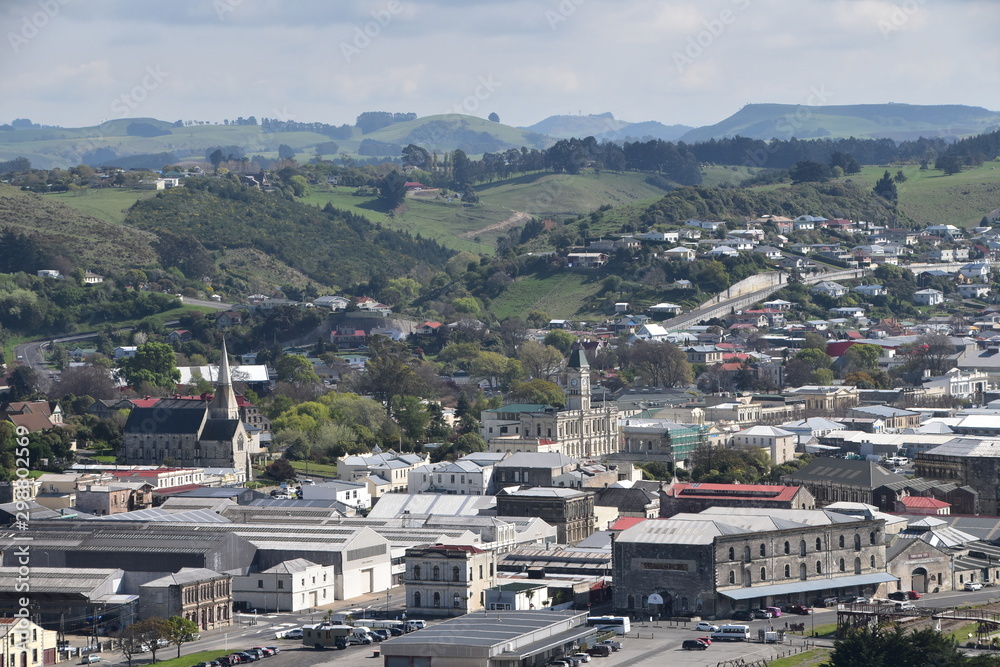 The view of Oamaru in New Zealand