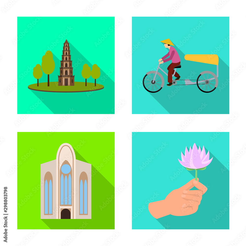 Isolated object of travel and country symbol. Collection of travel and asia stock symbol for web. Isolated object of travel and country symbol. Collection of travel and asia stock symbol for web.