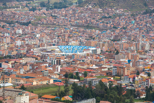 Panoramic view of Cusco  Peru 