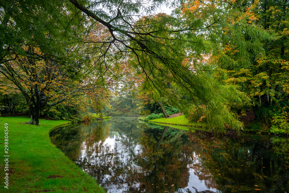 Beautiful autumn scene in Rotterdam city park, Netherlands. Beautiful autumn scene in Rotterdam city park, Netherlands.