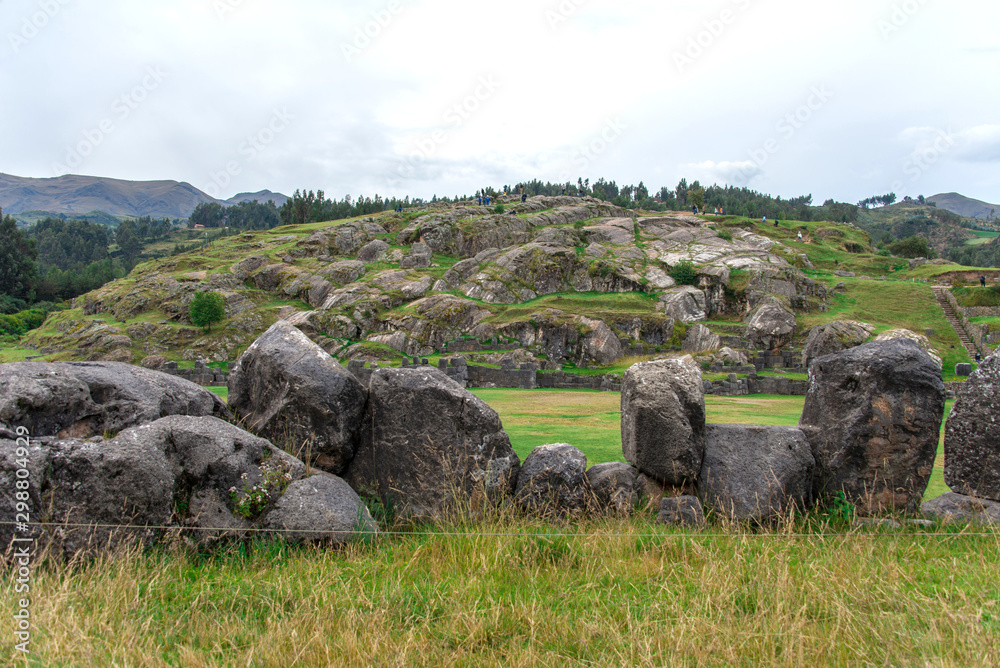 Sacsayhuaman is a citadel on the northern outskirts of the city of Cusco, Peru, the historic capital of the Inca Empire Sacsayhuaman is a citadel on the northern outskirts of the city of Cusco, Peru, the historic capital of the Inca Empire