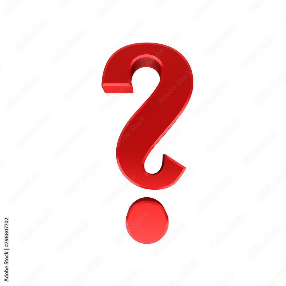 question mark red 3d interrogation point question mark red 3d interrogation point