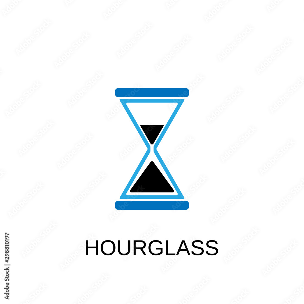 Hourglass icon. Hourglass symbol design. Stock - Vector illustration can be used for web. Hourglass icon. Hourglass symbol design. Stock - Vector illustration can be used for web.