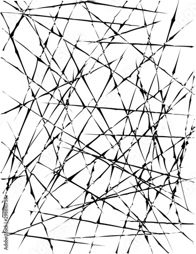 Chaotic Lines, Random Chaotic Lines, Scattered Lines, Random Chaotic Lines Asymmetrical Texture