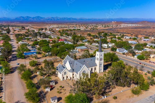 The small town of Steytlerville in the dry and arid Karoo region of South Africa photo
