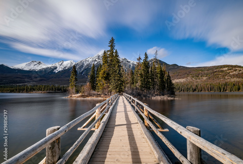 Pyramid Lake in Jasper Canada  © Harry Collins