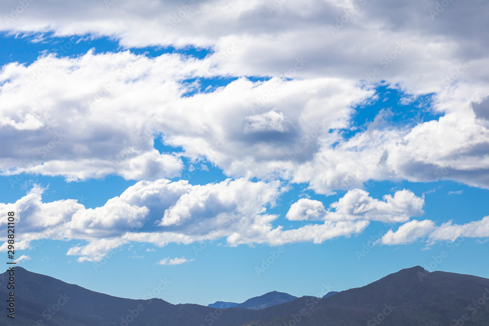 beautiful scenery mountain range blue sky and cloudy in nature beautiful scenery mountain range blue sky and cloudy in nature