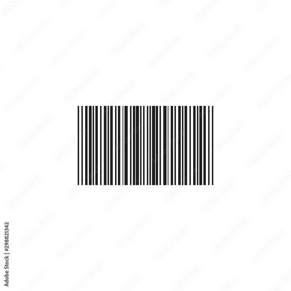 barcode icon isolated on a white background barcode icon isolated on a white background