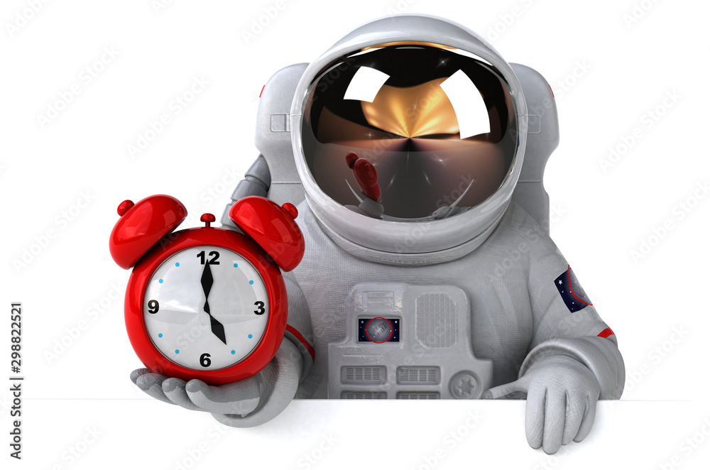 Fun astronaut - 3D Illustration Fun astronaut - 3D Illustration