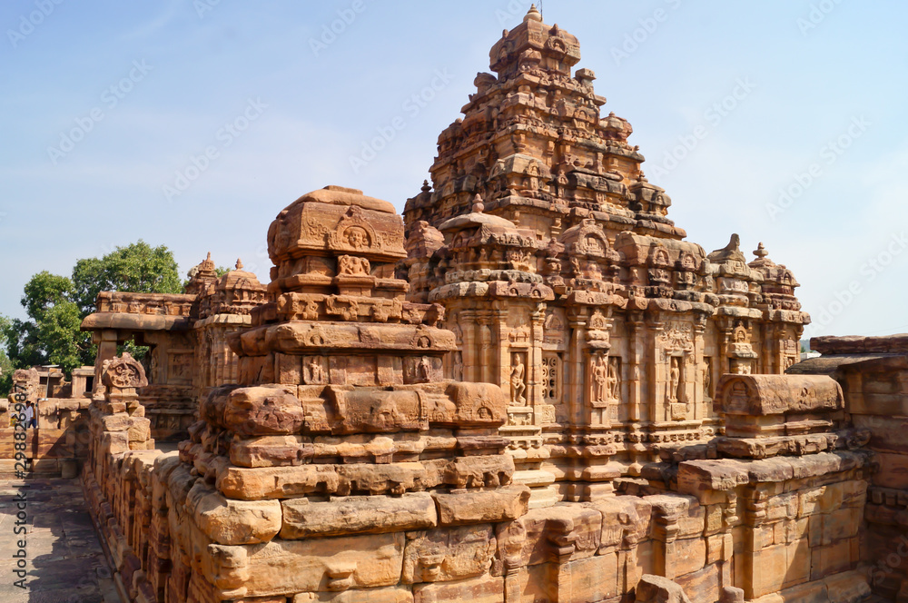 Ancient Temples at Pattadakal in Karnataka, India