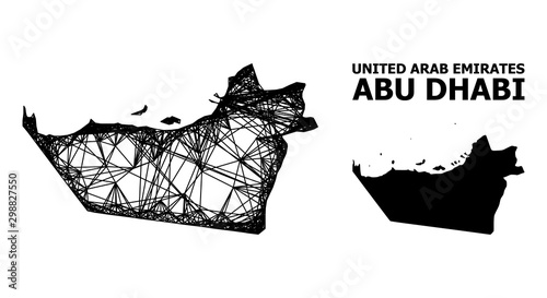 Net Map of Abu Dhabi Emirate
