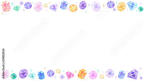 宝石　フレーム