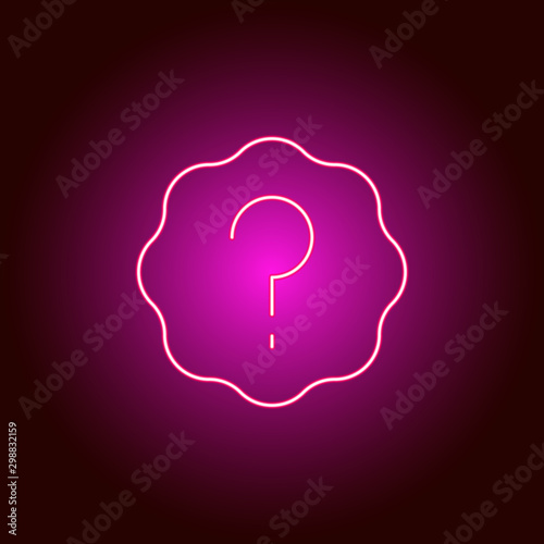 Award, human, oscar vector icon. Element of simple icon for websites, web design, mobile app, info graphics. Pink color. Neon vector