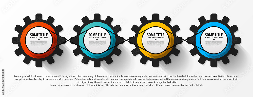 Infographic design template. Creative concept with 4 steps Infographic design template. Creative concept with 4 steps