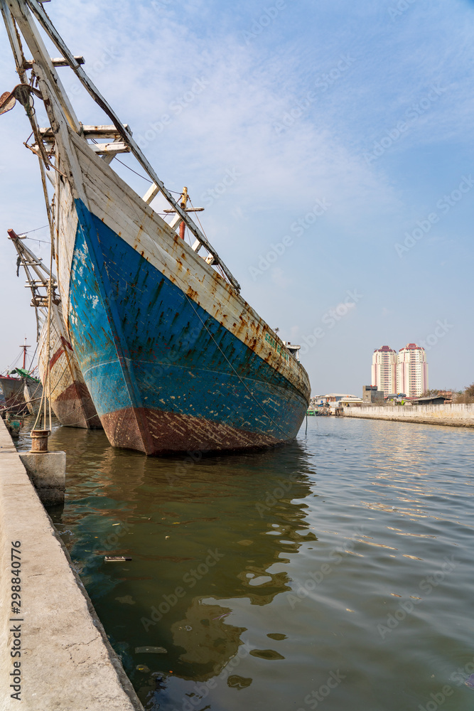 Pinisi ships at Sunda Kelapa, jakarta Pinisi ships at Sunda Kelapa, jakarta