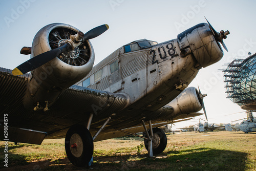 Old airplane Junkers Ju 52