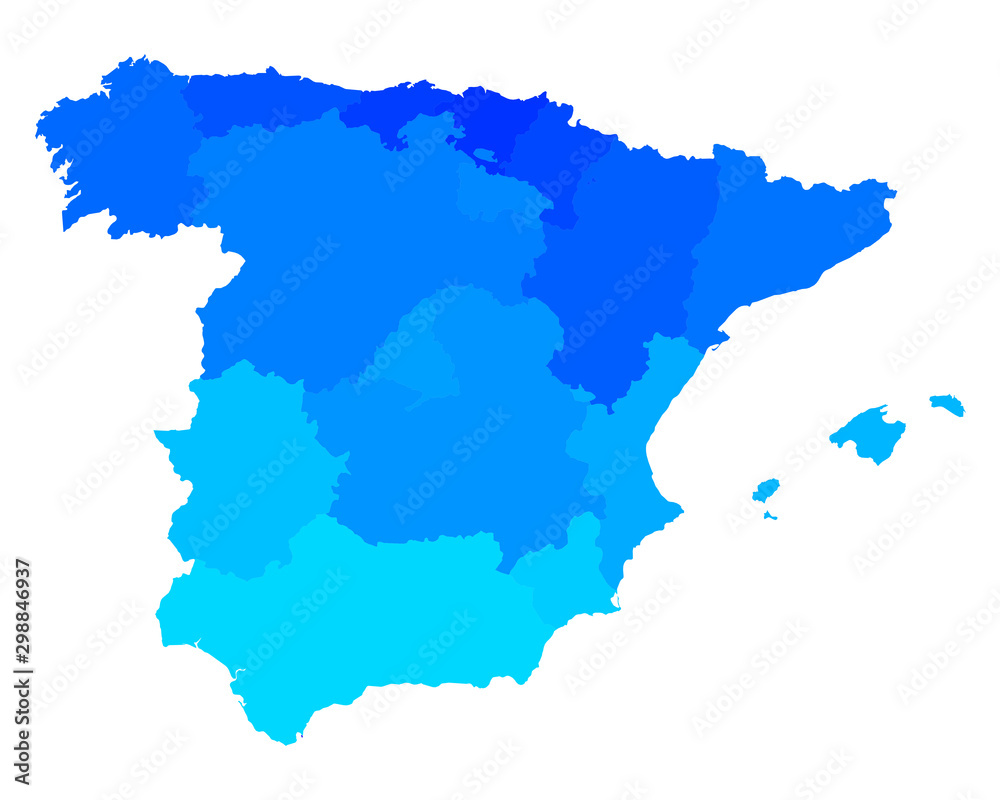 Karte von Spanien Karte von Spanien
