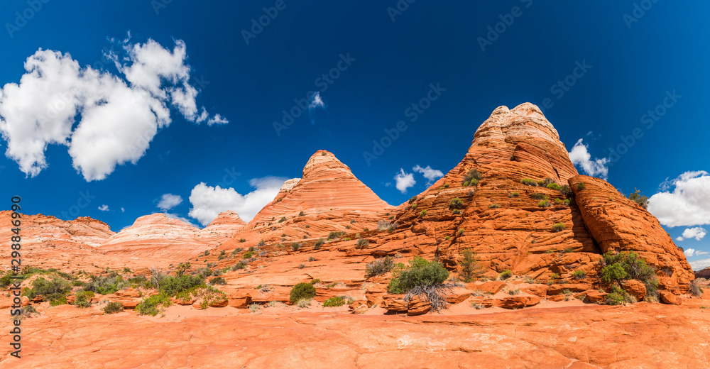 Fototapeta premium Coyote Buttes sandstone formations in Utah