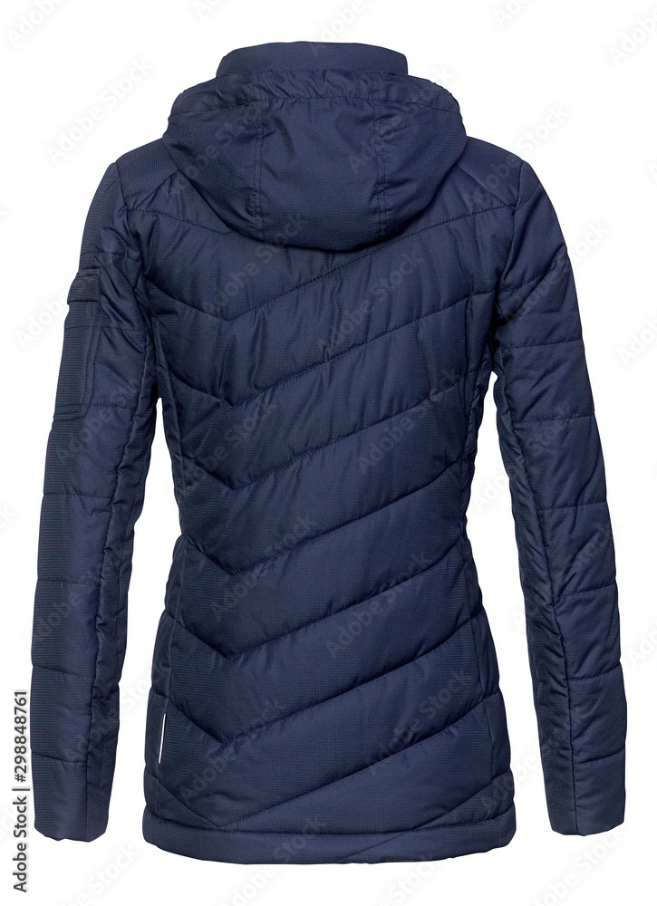 Coat lady adventure outdoor on invisible mannequin with clipping path Coat lady adventure outdoor on invisible mannequin with clipping path