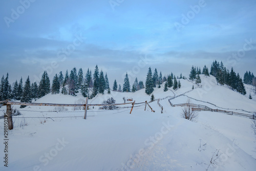 rural winter landscape