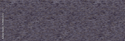 Knit Grey Marl Texture Border on Variegated Heather Background. Denim Blue Blended Line Seamless Pattern. For Woolen Fabric Ribbon, Nordic Textile Banner, Triblend Melange Edging. Vector Eps 10 