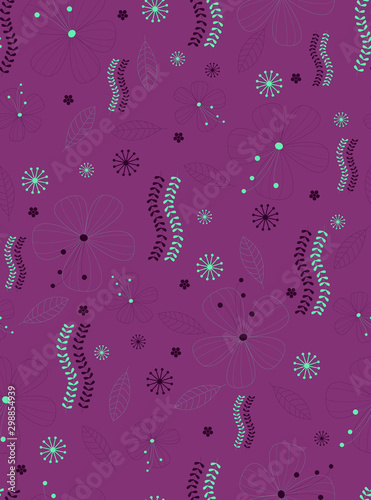 Cute pattern of small flowers. Cafe floral background Stylish template for fashion prints. decor and wallpaper.